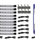 12 Volt LED Hardwire Kitchen Light Kit 4000K White Color Temperature Plug And Play Easy Install For Under Cabinet And Ceiling Lighting