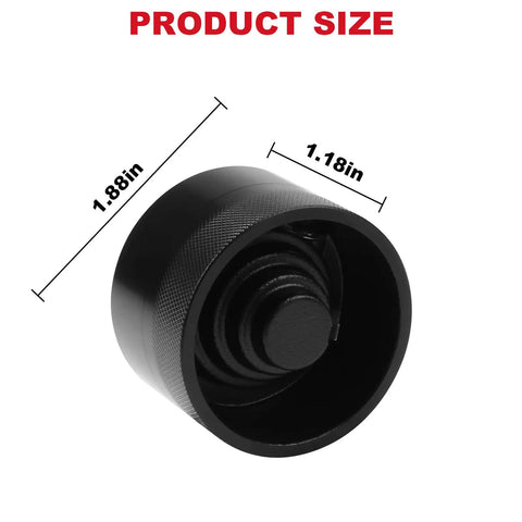 Reamer Attachment For M-18 FUEL Compact Band Saw Conduit Reamer, dimensions 1.88in x 1.18in, black metal
