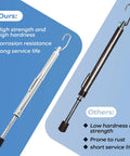 Pressure Gauge 0 To 35 Lbs For ADA Compliant Door Tests In Office Buildings Shopping Malls And Commercial Spaces A Handy Go To Tool For Inspectors And Maintenance Pros Quick Door Tightness And Swing Force Checks, stainless steel door gauge with hook