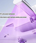 UVC ultraviolet sterilization demonstrated on the Pro Level Smart Heated Toilet Seat with a self-cleaning steel nozzle.