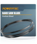 Premium 80 Inch Bandsaw Blade Fits Sears Craftsman 12 Inch Woodworking Gear, 3/8 By 24 Tpi Heavy Duty Steel, mounted on packaging.