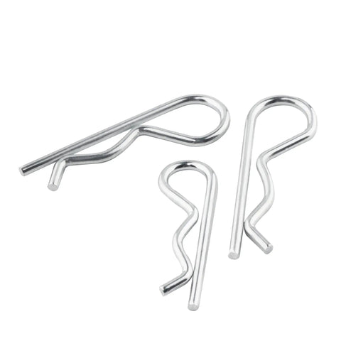 30Pcs Hitch Pin Clips And R Clips Zinc Plated Cotter Pins Kit With 5 Sizes M1.2 M1.5 M2 M2.8 M3
