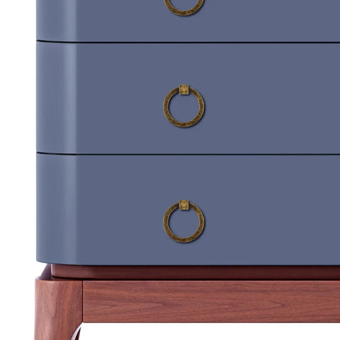4 Pack Boss Grade Solid Brass Antique Brass Drawer Pulls Ring Handles For Dresser Cabinets Wardrobe And Furniture Brushed Gold Hardware