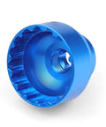 Blue aluminum 16-Notch Bottom Bracket Tool Universal Fit For Shimano Chris King SRAM FSA MegaExo Surly Hope And More