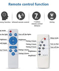 Remote control for Badass Outdoor Solar Security Flood Lights With Remote Control And Adjustable Bracket with timing functions.