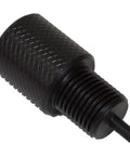 Heavy Duty Nylon Brake Proportioning Valve Bleeder Tool For GM Style PV2 PV4 Combo Valves Universal Disc Drum and Dual Disc No Sweat Garage Essential Real Smooth Bleeding Kit Replacement AC Delco 1721353 1721371, black nylon bleeder valve fixture, knurled design.