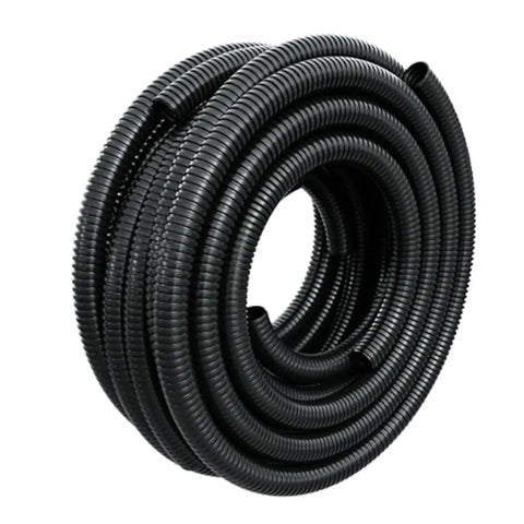 30 Ft Split Wire Loom Tubing One Quarter Inch Inner 6mm Outer 9mm Cord Protector For Wires And Cables Black Easy Split Design