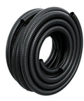 Coiled 30 Ft 1/2 Inch Wire Loom Split Tubing Cord Protector Black for Cables, Neat and Safe for Home, Garage, Auto, DIY Projects