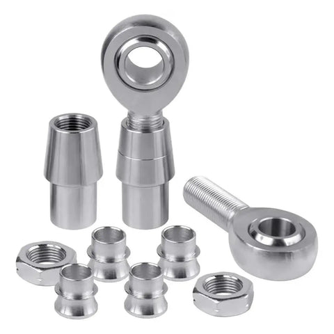 Premium 3/4 Inch Heim Joint Rod Ends 2 Pack Kick Butt Steering Linkage Fix For Hot Rod Suspension And Custom Rig Builds, chrome steel components