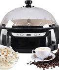 Electric Household Coffee Roaster Bean Baking Machine With Adjustable Temperature Controls For Fresh Roast Coffee Beans Popcorn Nuts Peanuts And Fruit Dryer Straight Up Home Essential with popcorn and coffee.