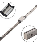 700mm Linear Rail Kit With MGN12 Rail And Stainless Steel MGN12H Carriage Block For 3D Printers CNC Upgrades Machining And Precise Linear Motion Gear, rail close-up