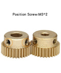 Heavy Duty Bevel Gear Pinion And Mechanical Spur Gear Kit with copper brass, 0.5M to 32T bore options 4 to 8 mm