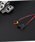 Grab These Sweet 12 Piece Auto Electrical Quick Connectors To Spice Up Your Wire Harness Kit With Gnarly Weather Proof Seals For Durable Car Maintenance, close-up of sealed wire connector pair