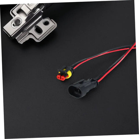 Grab These Sweet 12 Piece Auto Electrical Quick Connectors To Spice Up Your Wire Harness Kit With Gnarly Weather Proof Seals For Durable Car Maintenance, close-up of sealed wire connector pair