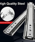 22 Inch Heavy Duty Drawer Slides 250 Lb Full Extension Side Mount Ball Bearing Rails 1 Pair Zinc Plated 2.0mm Steel cold rolled