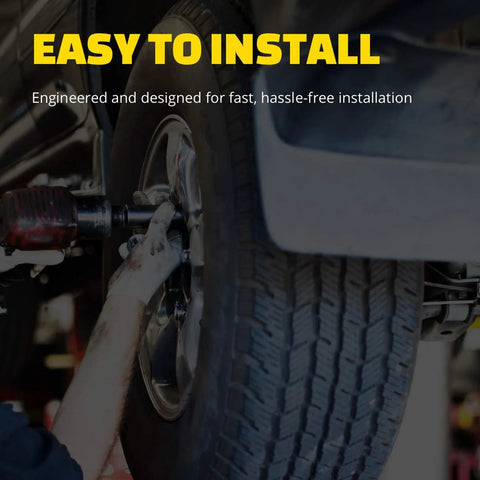 Mechanic installing Model 512365 Wheel Bearing And Hub Assembly Fits Toyota Highlander 2014 To 2023 And Lexus RX350 RX350L RX450h RX450hL Sienna 2021 To 2022 Ride Ready Replacement Durable Bolt In