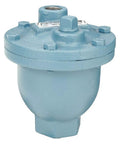 Heavy Duty Air Release Valve FNPT 1/2 x 1/2 Inlet And Outlet Cast Iron Body 316 Stainless Float Industrial Grade NSF61 UL Listed