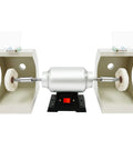 Slick Heavy Duty Workhorse Small Bench Buffing Grinder And Polishing Lathe Machine For Dental Lab with dual cotton buffing wheels