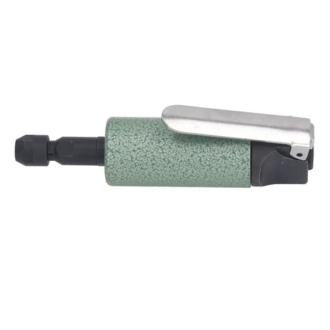 Turbocharged 25000RPM Air Die Grinder Pneumatic High-Speed Rotary Tool, green compact design, suitable for metal polishing.