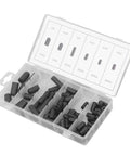 80 Piece Vacuum Cap Set For Cars With Dope Rubber Vacuum Plugs, 6 Size Assortment For Automotive Carburetor Manifold
