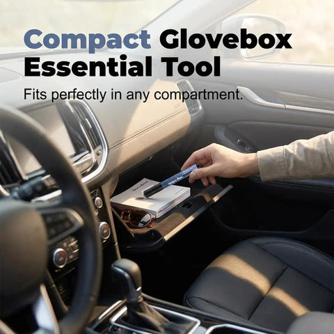 Car Scratch Remover Pen, Quick Touch Up Tool For Cars, Portable Universal Auto Paint Repair Pen in glovebox compartment