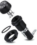 Five Pack Heavy Duty Fuse Block Caps Panel Mount Holders Compatible With Agc Mdl Adg Fuses For Boat Marine And Automotive Electrical Systems, detailed view of components.