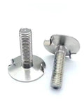 Top-Shelf 304 Stainless Steel Fanged Bucket Elevator Bolts For Heavy Duty Conveyor Belt Replacement, M8X40mm Rust Proof Fasteners