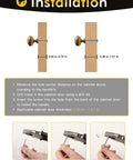 Installation guide for Oval Antique Brass Cabinet Knobs Zinc Alloy For Drawers Dresser Cupboard Wardrobe Vintage Hardware