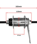 Coaster Brake Rear Hub For Your Bike Stainless Steel 36 Hole Wheel Hub With 110mm Wide Body And 165mm Axle 38mm Diameter