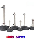 Threaded Leveling Feet With Swivel Base For Tables And Furniture Adjustable Foot Stands Tough As Nails Shock Proof Steel Cup 4 Pack