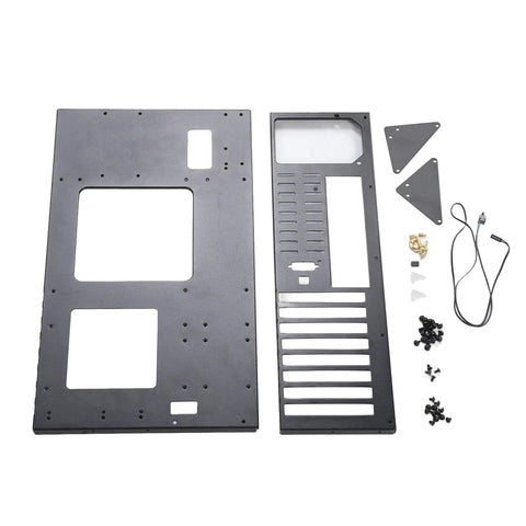 Heavy Duty Open Pc Rack Enclosure Stand With Clean Cable Routing Supports Atx Micro Atx Itx Boards Reinforced Steel Parts for DIY setup