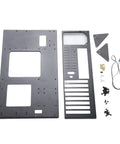 Heavy Duty Computer Open Case Rack For ATX Motherboards Featuring Reinforced Thickened Steel Platform with mounting brackets and components.
