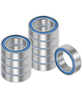 10 Pack MR117-2RS chrome steel bearings with blue seal