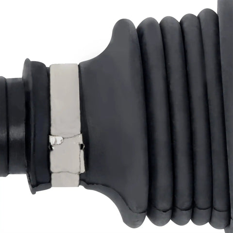 Direct Plug N Play Front Driveshaft Assembly For Jeep Liberty 3 7L 2002 2007 OEM Replacement 52111596AA 52111596AB Fits 42RLE NV3550 NSG370 Transmissions black rubber boot close-up