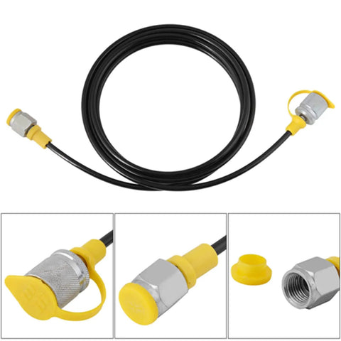 Heavy Duty Hydraulic Test Hose For Pressure Testing In Hydraulic Systems Two Meter Long With M16x2 Male And Female Ends