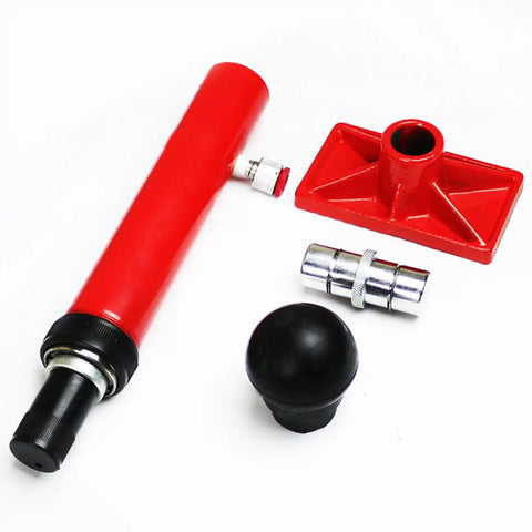 10 Ton Portable Hydraulic Porta Power Kit With Wheel Heavy Duty Hand Pump Ram And Spreader Set Bare Knuckle Tough For Auto Body Frame Straightening And Construction Jobs No Sweat