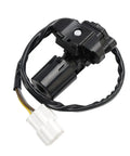 Ignition Switch Lock and Keys Kit For Kawasaki ER6N Z1000SX ER650 Ninja 650 400R Motorcycle 2011 To 2019 shown in black with wiring
