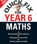 Sixth Grade Math Quick Fix Study Guide Breeze Through Fractions Decimals And Geometry Without The Stress cover image with hand holding wrench.
