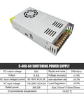 Nema 34 Stepper Motor Kit With DM860H Driver And 400W Power Controller For CNC Machines, Beefy Torque Range 3.5 Nm To 12 Nm, Smooth Motion, Plug And Play, 60V 6.6A power supply