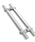 Modern Entrance Door Handles Set Adjustable Push Pull Bar For Double Sided Sliding Doors Stainless Steel Doorknob 60cm Durable