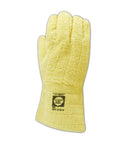 Heat Resistant Kevlar Outer Shell Gloves With Cotton Lining And Terrycloth Finish, 700 Degrees Cut Resistant Heavy-Duty Work Gloves, X Large, Yellow
