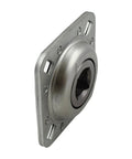 Heavy Duty 1-1/8 Inch Square Bore Disc Harrow Flange Bearing Unit Replacement For FlexKing Kewanee Sunflower Unverferth Discs Replaces FD209R