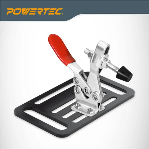 Beefy 225D Quick Release Toggle Clamp Set For T Track 500 Lb Holding Capacity With Mounting Plate for woodworking jigs