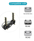 5.8GHz Antenna Boosters For DJI Remote Controllers N3 N2 N1 N1C, shown with RC-N1, RC-N2, and RC-N3 compatibility.