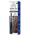Instant Root Refresh Spray For Dark Brunette Hair Conceals Pesky Gray Roots Effortlessly Compact 0.5 Oz applicator brush and packaging.