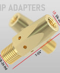 Tip adapters for MIG Welding Gun Accessory Kit For Miller Millermatic M25 M40 And Hobart Torch 0.035 Inch Tips Nozzles Diffuser
