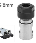 Rock Solid One Piece Motor Shaft Collet Chuck Spring For Milling Machines And Lathes Cnc Cutting Tool Holder in 5-8mm size.