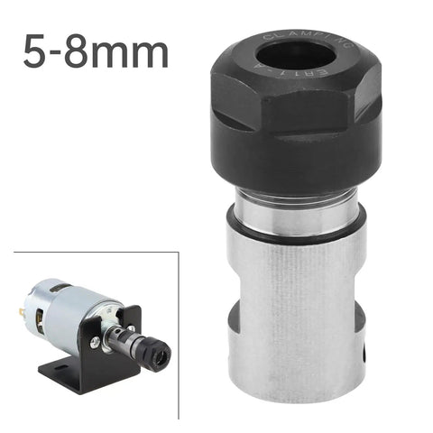 Rock Solid One Piece Motor Shaft Collet Chuck Spring For Milling Machines And Lathes Cnc Cutting Tool Holder in 5-8mm size.