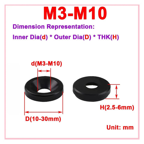 Kickass Countersunk Washers Built Rock Solid High Strength Corrosion Proof For Heavy Fastening Work Alongside Premium Black Steel Hardware Kits In M3 M4 M5 M6 Sizes
