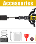Gas Powered Planting Digger With High Torque Auger For Tree And Fence Posts Portable Earth Drill with accessories toolkit